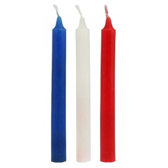 Lot de 3 bougies SM Hot Wax 17.5 cm