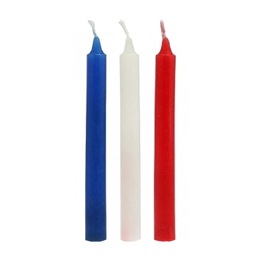 Lot de 3 bougies SM Hot Wax 17.5 cm