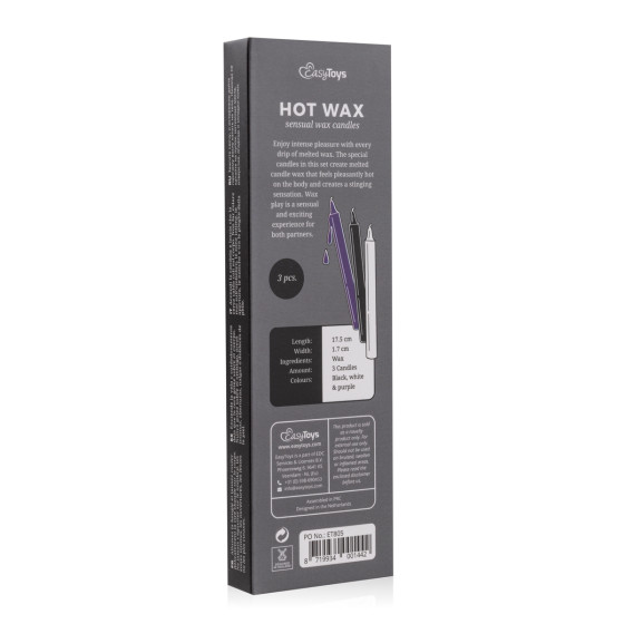 Bougies sensuelles Hot Wax 17cm