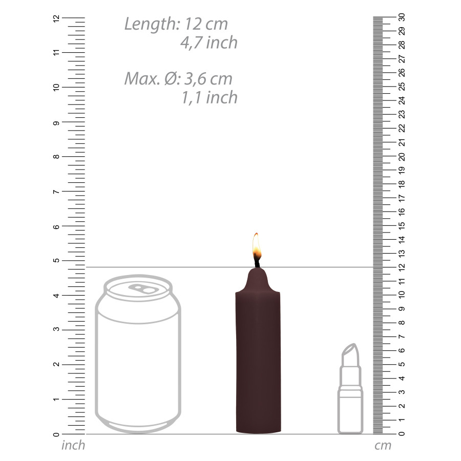 Bougie Wax avec Arôme Chocolat 12cm