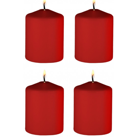 Lot de 4 bougies Tease Candle Orange sanguine 24g