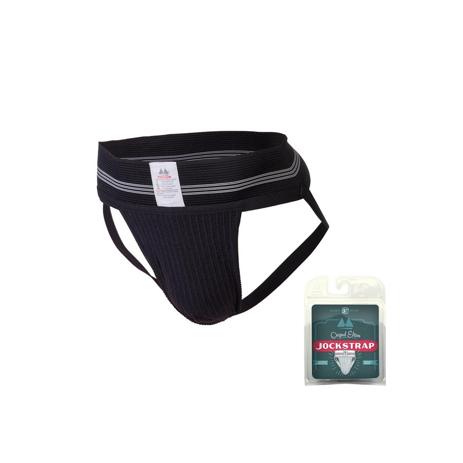 Jockstrap Original Waist 3 Band Noir