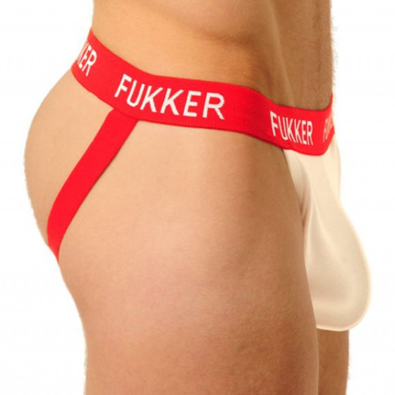 Jockstrap Fukker Blanc et Rouge