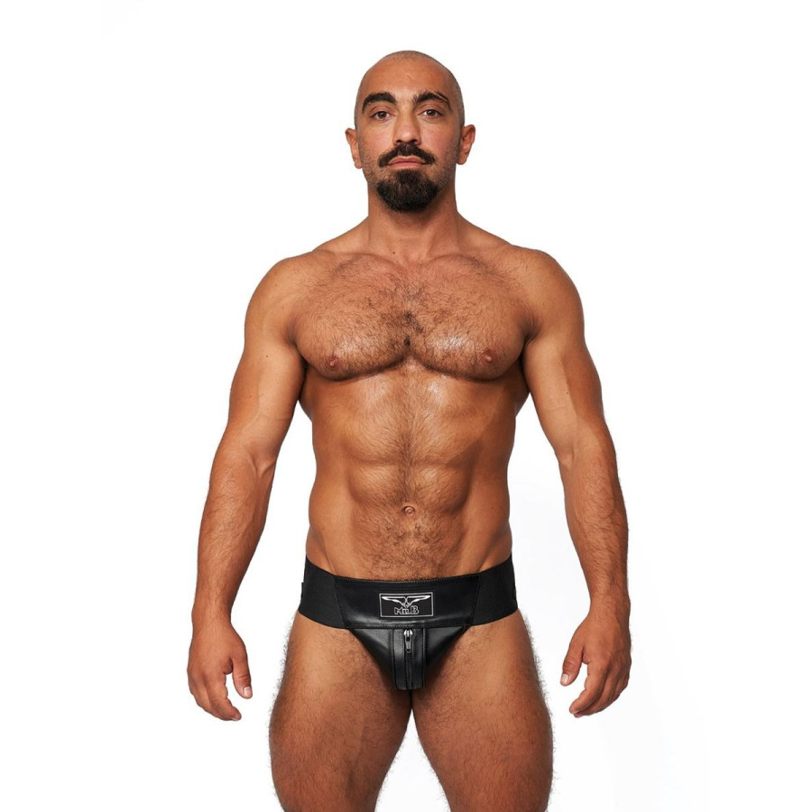 Jockstrap en cuir Mister B Noir