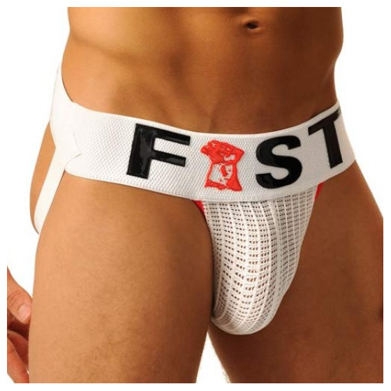 Jockstrap Fist logo Blanc