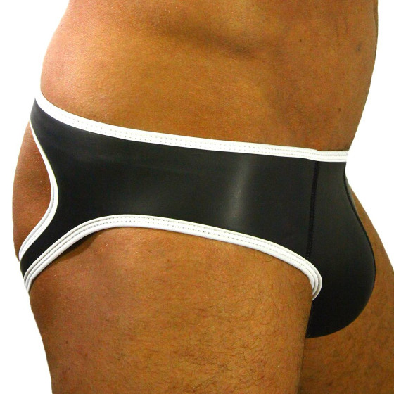 Jockstrap Néoprène Noir-Blanc