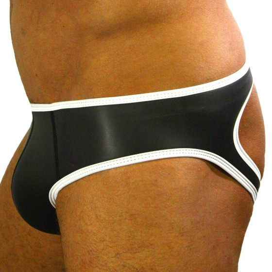 Jockstrap Néoprène Noir-Blanc