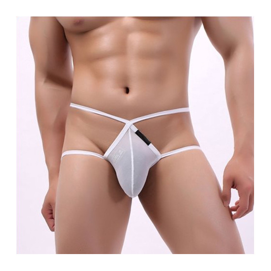 Jockstrap Sexy JUST THIN Blanc