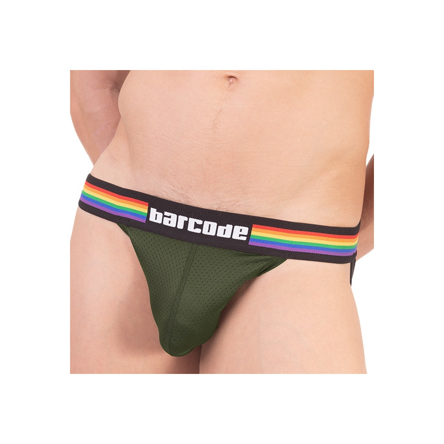 Jockstrap Barcode PRIDE Kaki