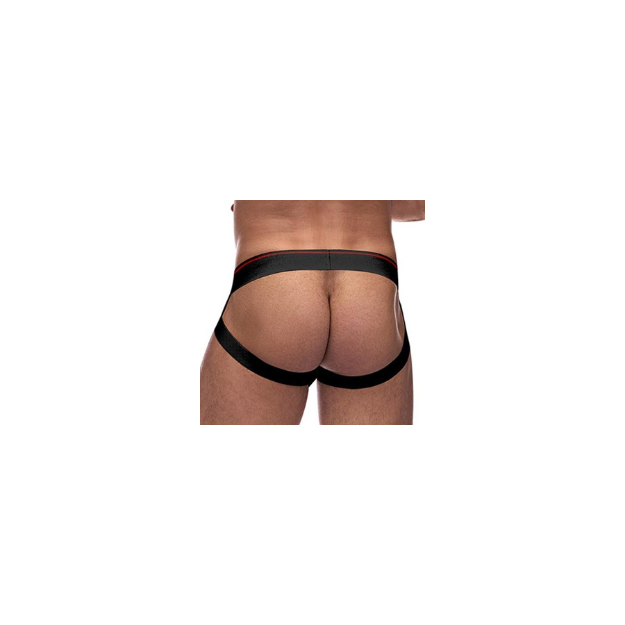 Jockstrap RETRO SPORT Noir-Rouge