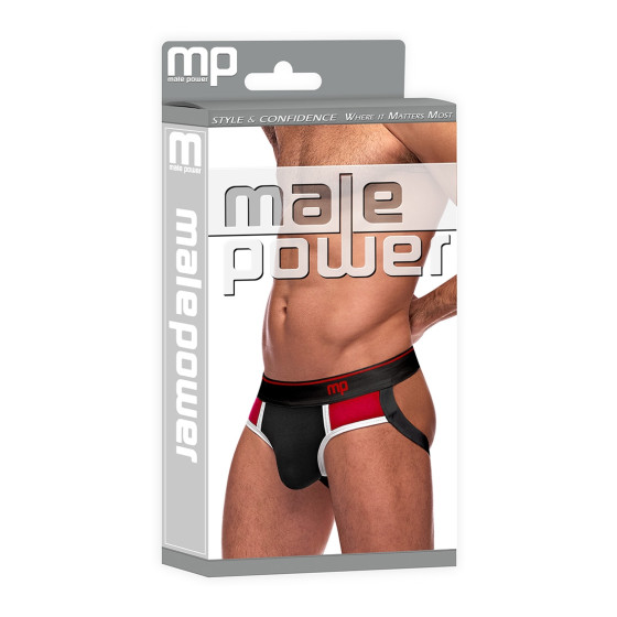 Jockstrap RETRO SPORT Noir-Rouge