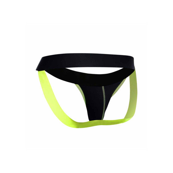 Jockstrap NEON MaleBasics Noir-Jaune