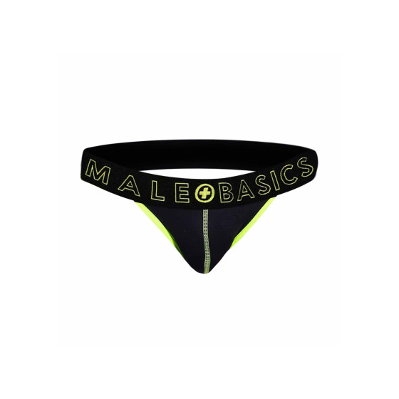 Jockstrap NEON MaleBasics Noir-Jaune