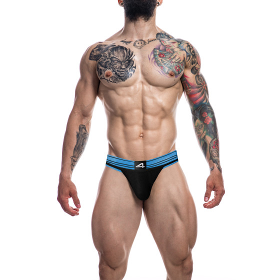 Jockstrap Rugby Noir-Bleu