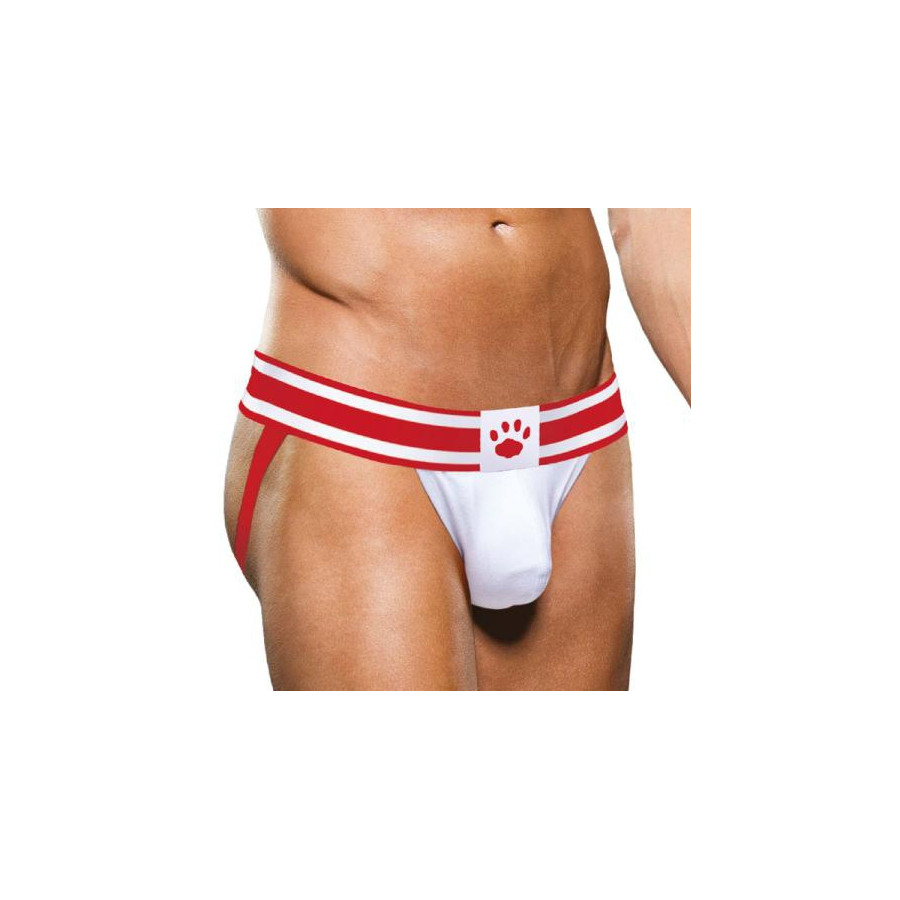 Jockstrap Jock Prowler Blanc-Rouge