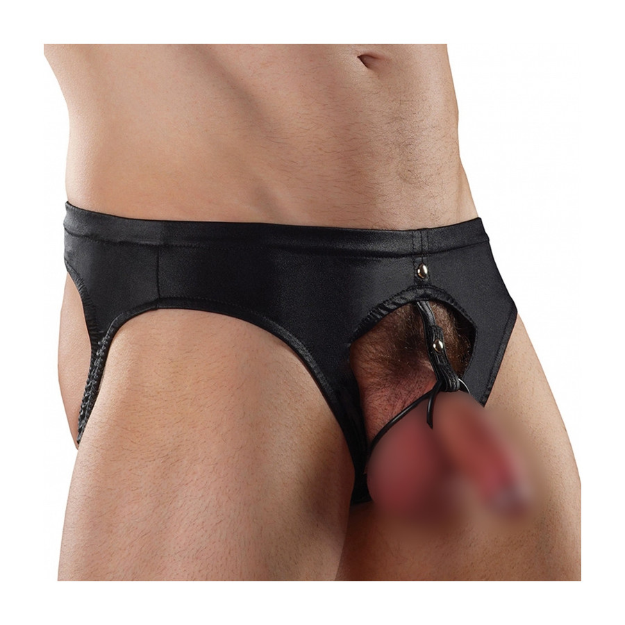 Jockstrap Double Ring Noir