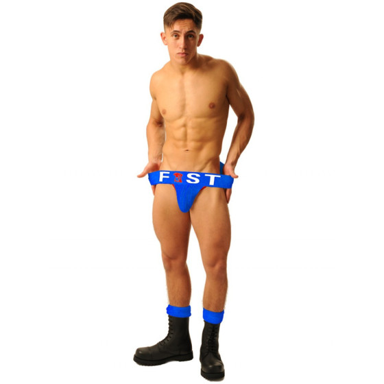 Jockstrap Fist Logo Bleu