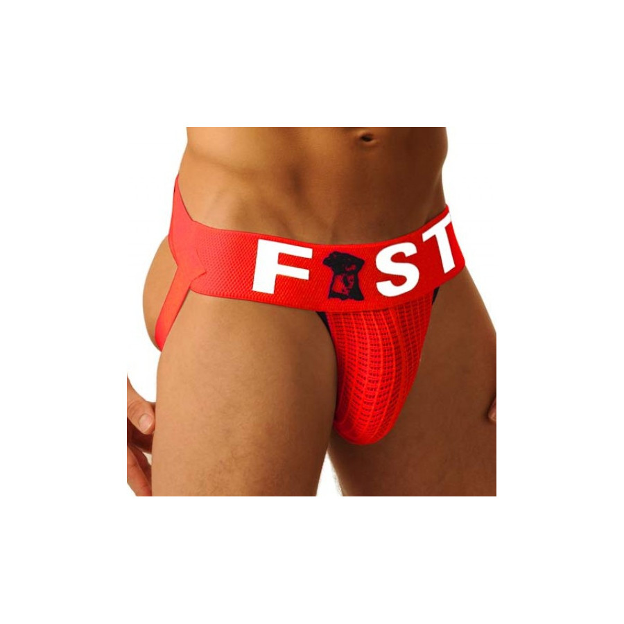 Jockstrap Fist Logo Rouge