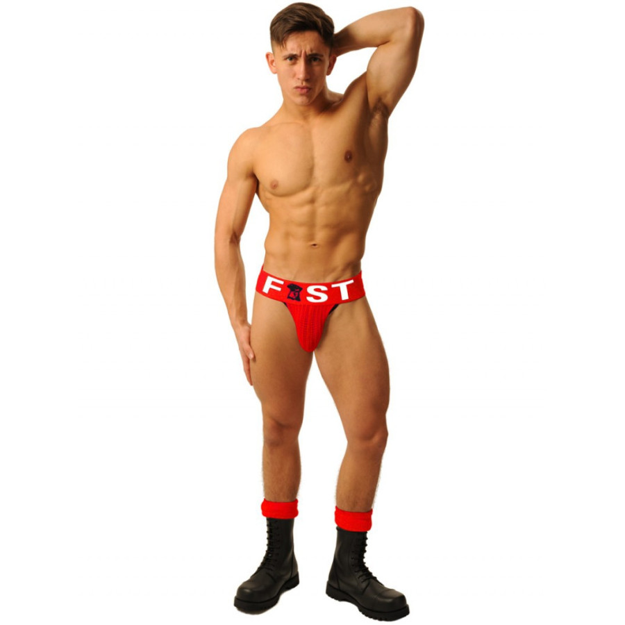 Jockstrap Fist Logo Rouge