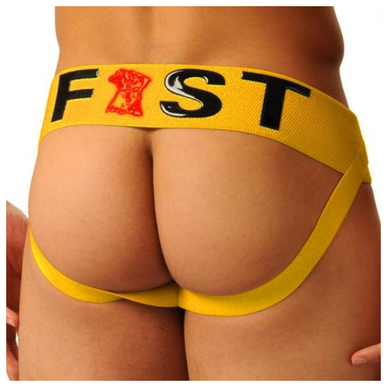 Jockstrap Fist Logo Jaune