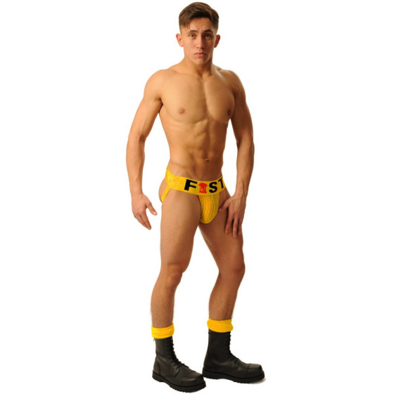 Jockstrap Fist Logo Jaune