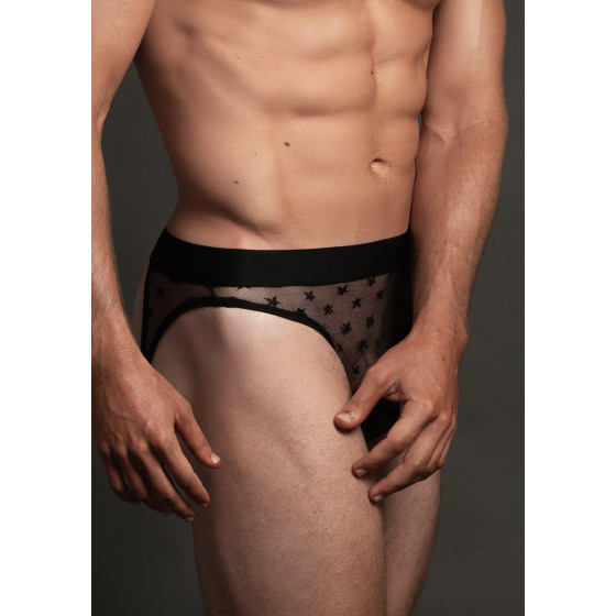 Jockstrap fin Star Noir