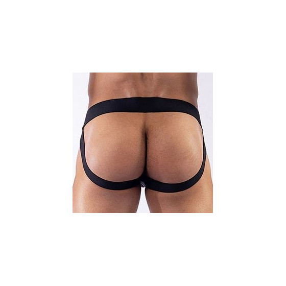 Jockstrap en néoprène Mister B Noir-Rouge