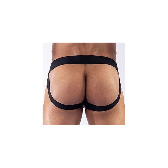 Jockstrap en néoprène Mister B Noir-Bleu