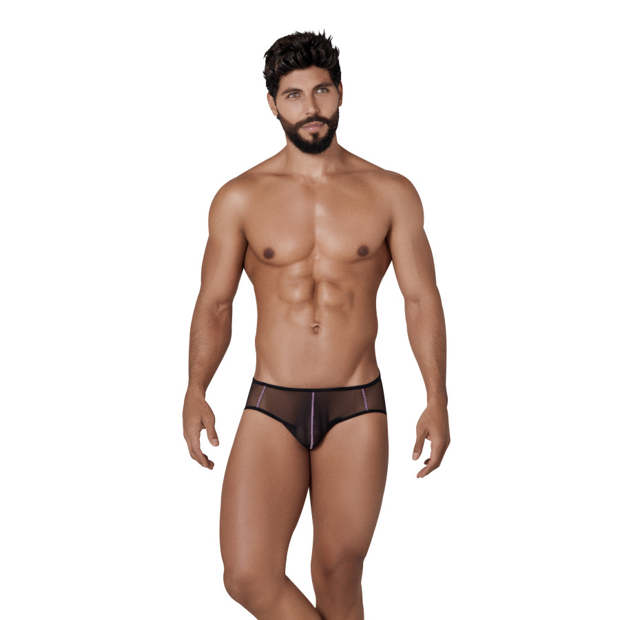 Jockstrap transparent Hunch Noir-Violet