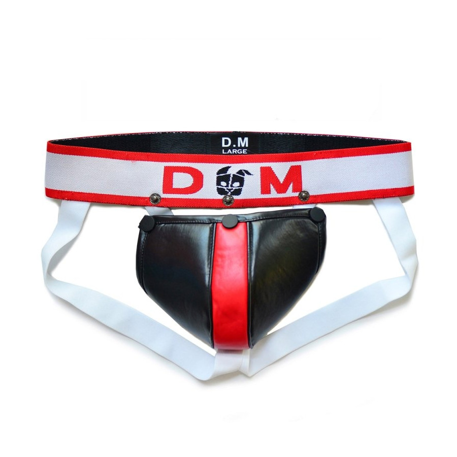 Jockstrap Neo Dungeon Noir-Rouge