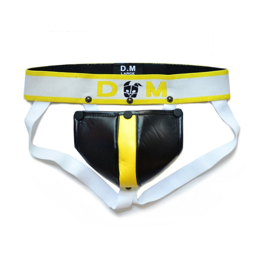 Jockstrap Neo Dungeon Noir-Jaune