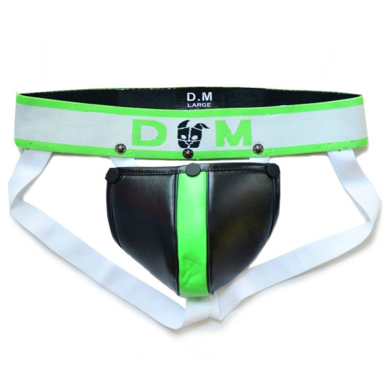 Jockstrap Neo Dungeon Noir-Vert fluo