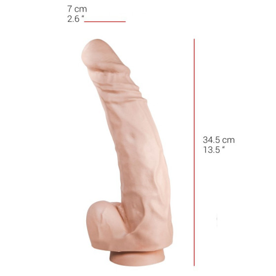 Gode XXL Large Dildorama 26 x 7 cm Flesh