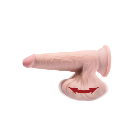 Gode réaliste 3D Cock Swinging Balls 13 x 4.2 cm