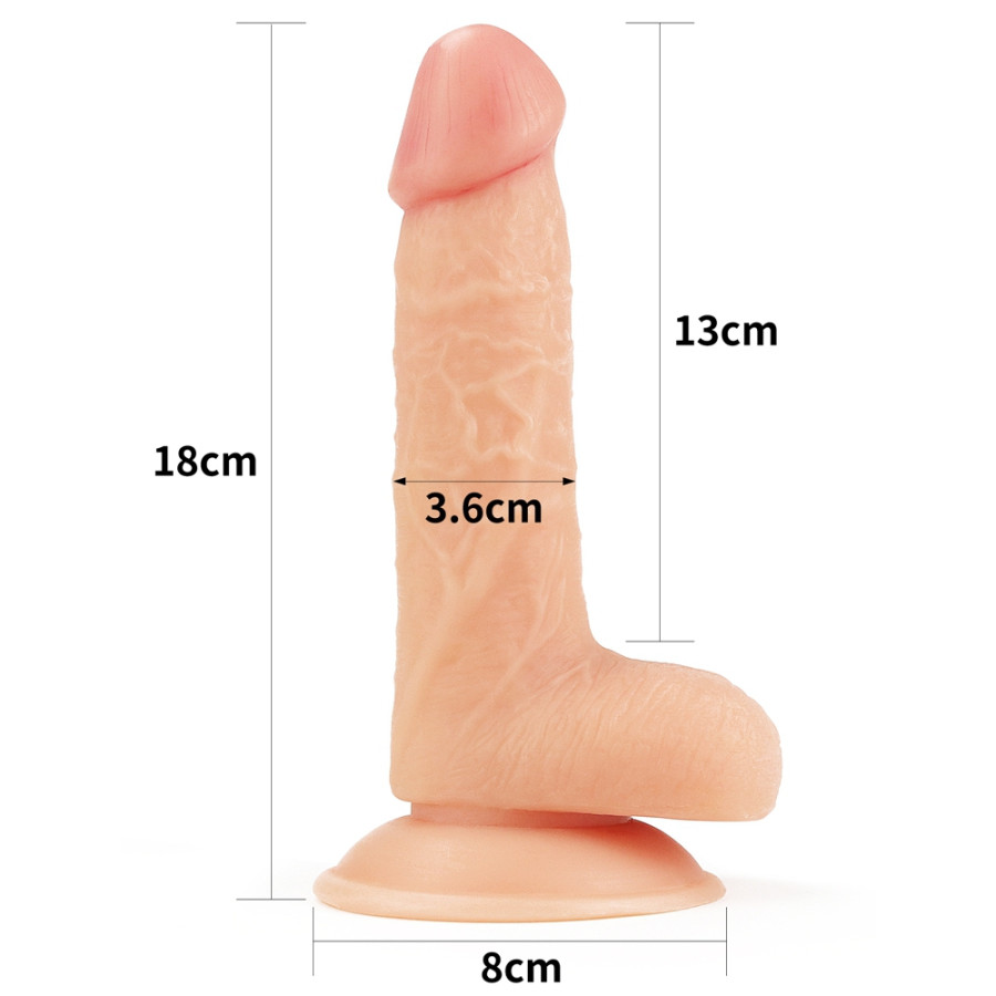 Gode réaliste Soft Dude 13 x 3.5cm