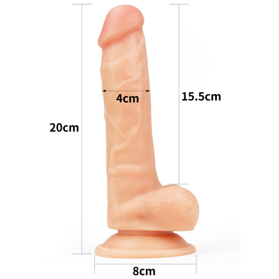 Gode réaliste Soft Dude 15 x 4cm