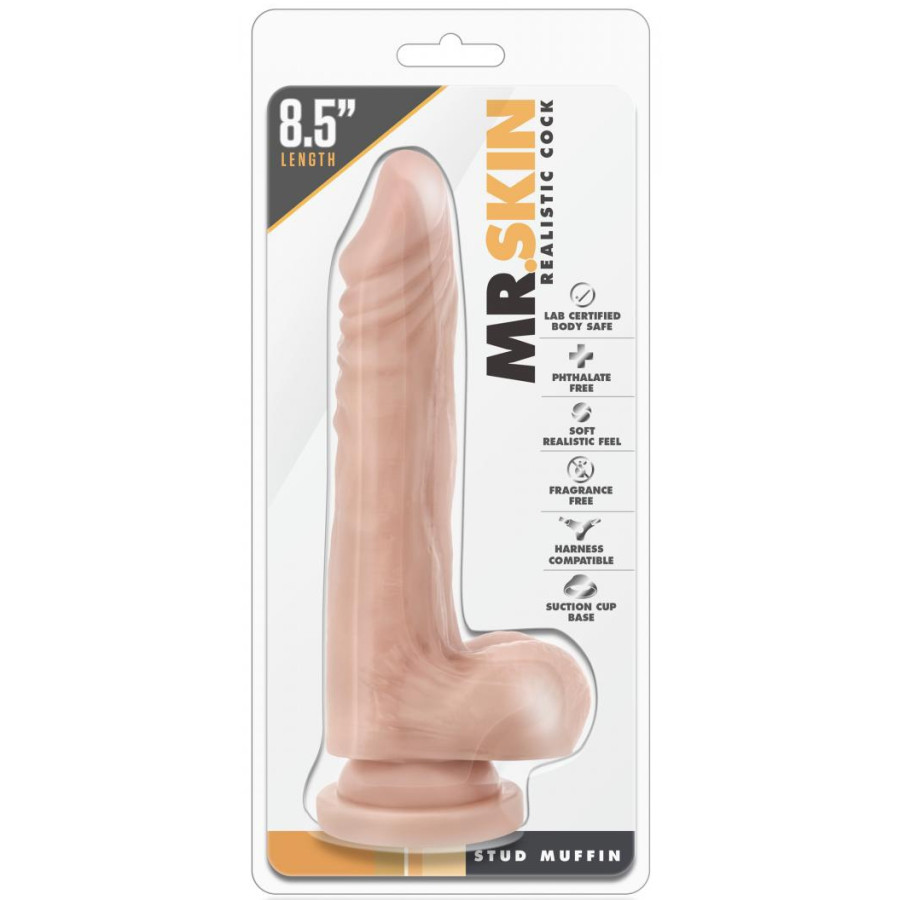 Gode réaliste Stud Muffin Dr Skin 15 x 3.8cm