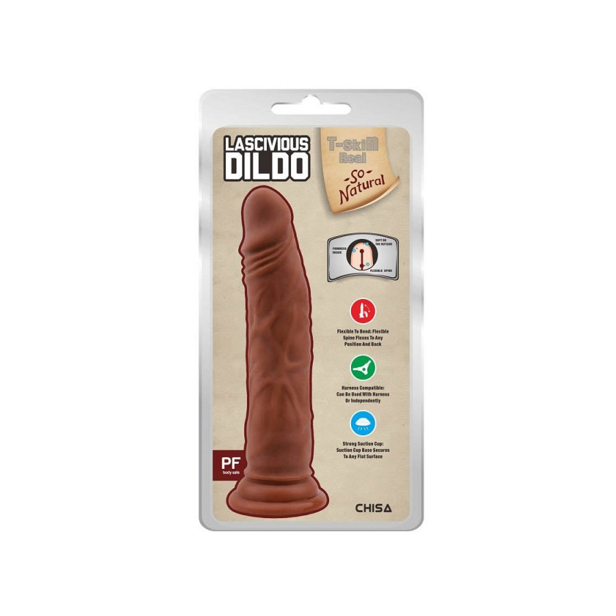 Gode réaliste Lascivious 19 x 4.3cm Latino