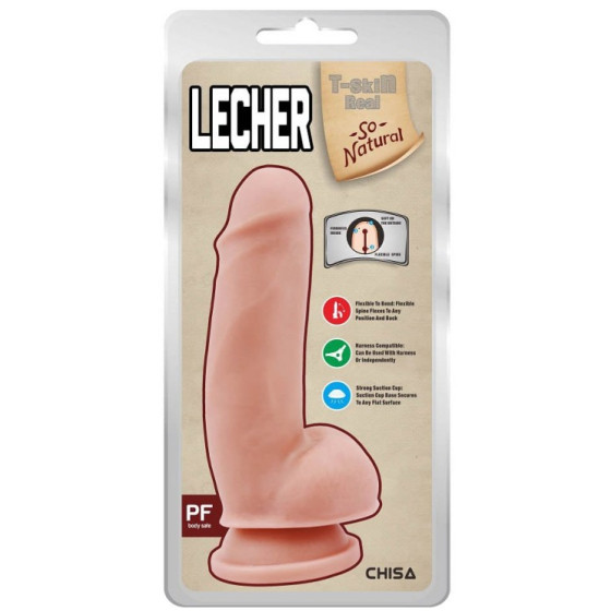 Gode réaliste Lecher 12 x 4.8cm