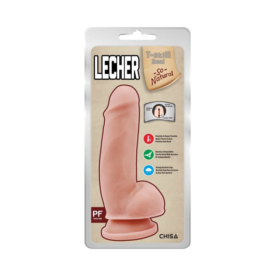 Gode réaliste Lecher 12 x 4.8cm