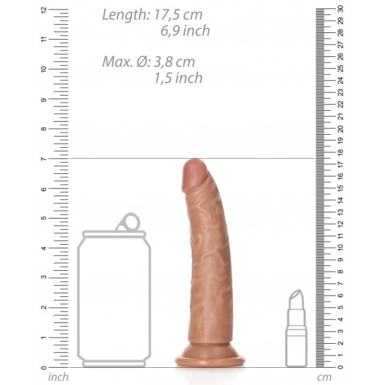 Gode réaliste Slim Dildo 15.5 x 3.8cm Latino