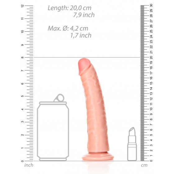 Gode réaliste Slim Dildo RealRock 18 x 4.2cm