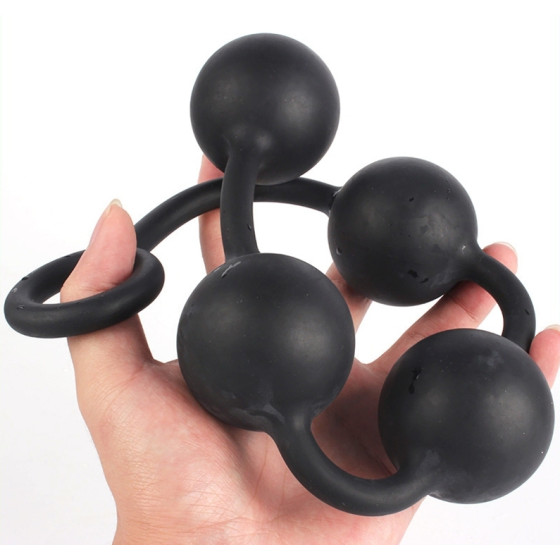 Boules anales en silicone Quarty L 45 x 5cm