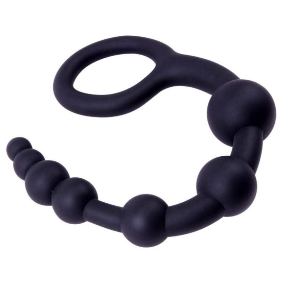 Boules anales U Shape Black Mont 30 x 4.5cm