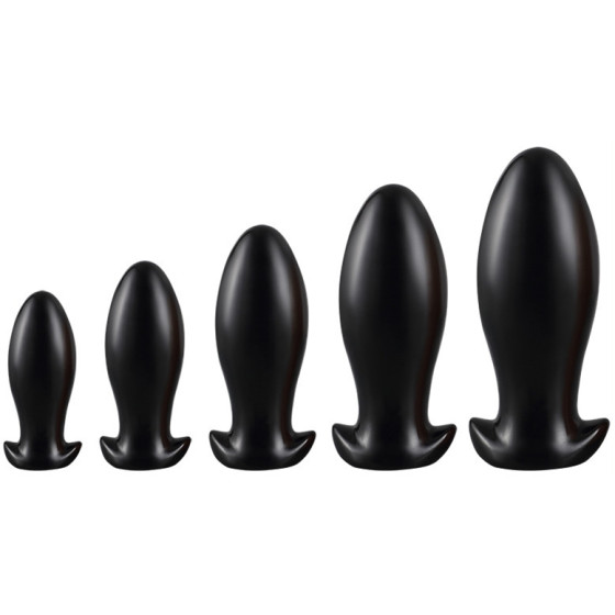 Plug Drakar Egg M 12 x 5.3cm Noir