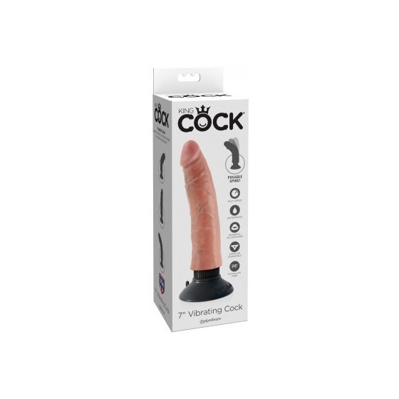 Gode vibrant King Cock 18 x 4 cm