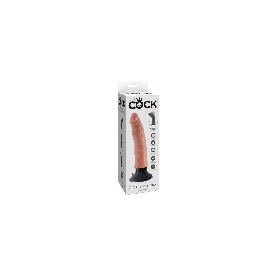 Gode vibrant King Cock 18 x 4 cm