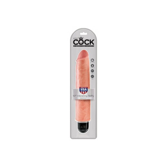 Gode XL vibrant King Cock Stiffy 25 x 5.5cm Flesh