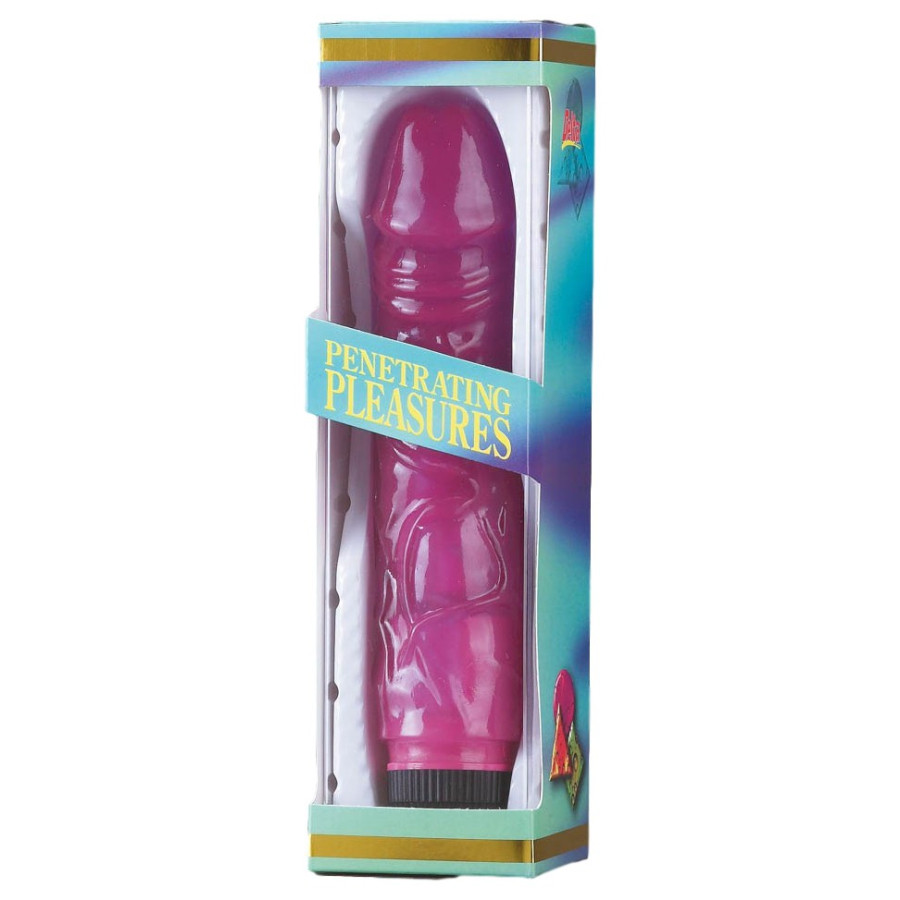 Gode vibrant Jelly Vibrator Violet 19 x 4.6 cm