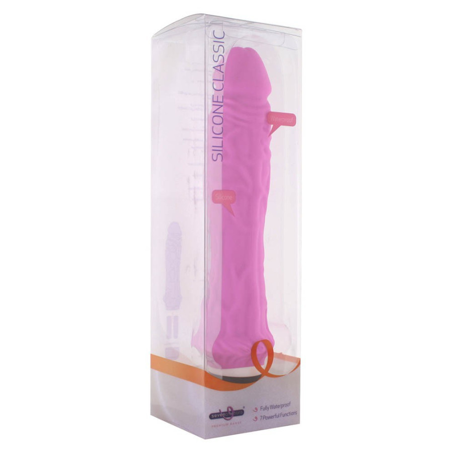 Dildo vibrant Large Classic 19 x 4.3cm Rose